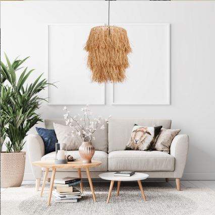 Pakaramais gaismeklis ar vadu TASSEL 1xE27/40W/230V, no rafijas