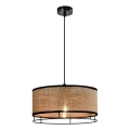 Pakaramais gaismeklis ARDI uz kabeļa 1xE27/40W/230V brūns/melns