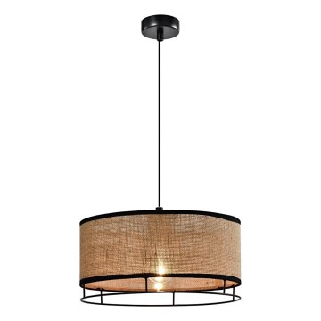Pakaramais gaismeklis ARDI uz kabeļa 1xE27/40W/230V brūns/melns