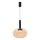 Pakaramais gaismeklis BUENO 1xGX53/9W/230V, Ø 25 cm, dūmakaini bēšs
