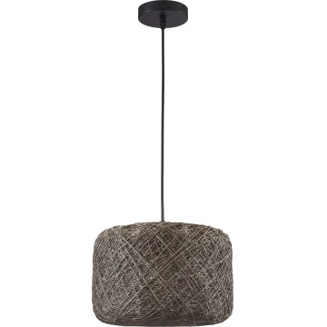 Pakaramais gaismeklis CLEA uz vada 1xE27/20W/230V Ø 30 cm antracīts