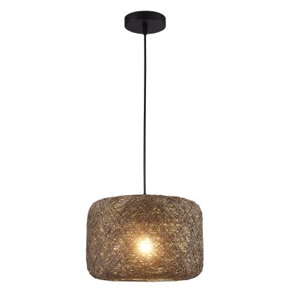 Pakaramais gaismeklis CLEA uz vada 1xE27/20W/230V Ø 30 cm antracīts