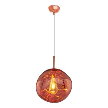 Pakaramais gaismeklis CRUMPLED uz vada 1xE27/24W/230V, Ø 26 cm, vara tonī