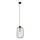 Pakaramais gaismeklis DESTELLO ar kabeli 1xE27/15W/230V Ø 21 cm melns