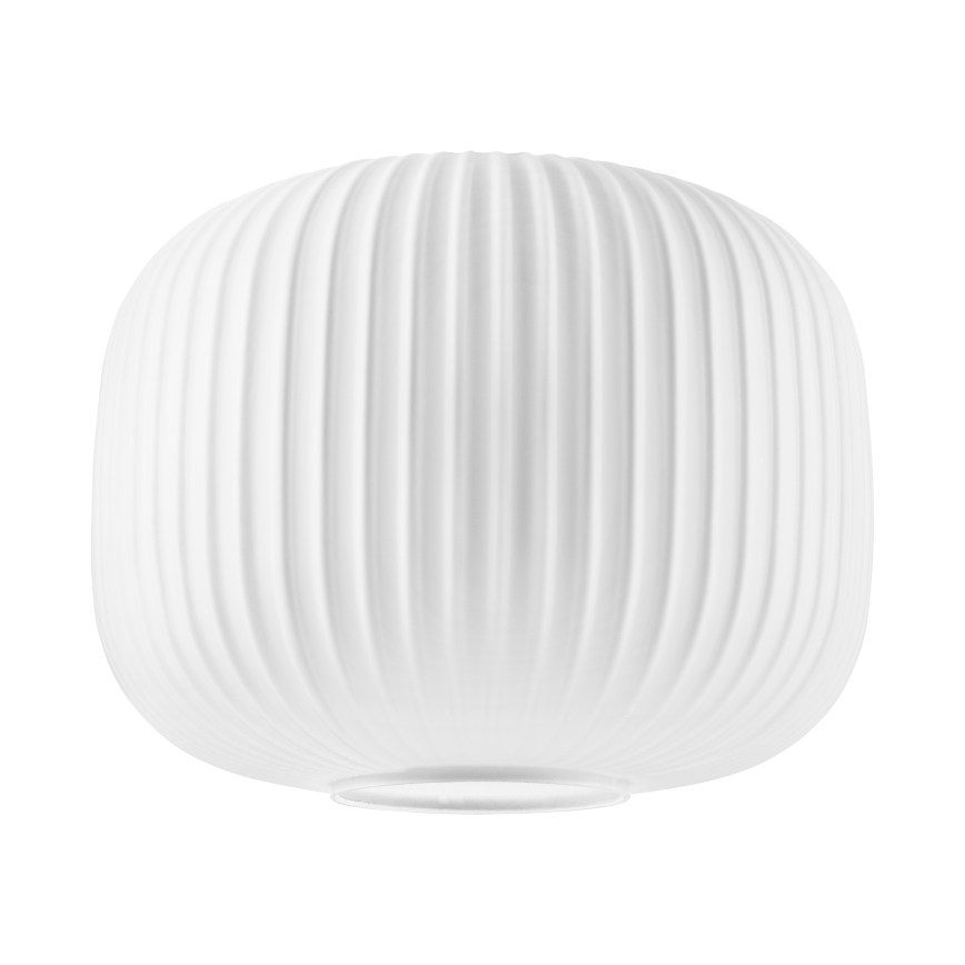 Pakaramais gaismeklis HECTOR ar vadu 1xE27/15W/230V balta/misiņš Ø 25 cm