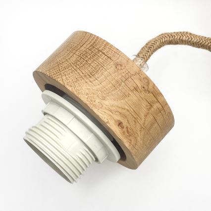 Pakaramais gaismeklis LOOMIS uz vada, 5xE27/15W/230V, 130 cm, bēšs/ozols