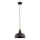 Pakaramais gaismeklis RODOS ar vadu 1xE27/15W/230V melns