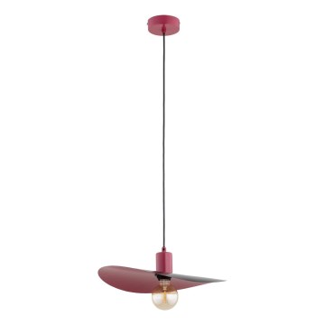 Pakaramais gaismeklis SAVANA 1xE27/15W/230V melns/sarkans
