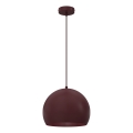 Pakaramais gaismeklis SOOL 1xE27/15W/230V Ø 27 cm vīnsarkans