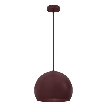 Pakaramais gaismeklis SOOL 1xE27/15W/230V Ø 27 cm vīnsarkans