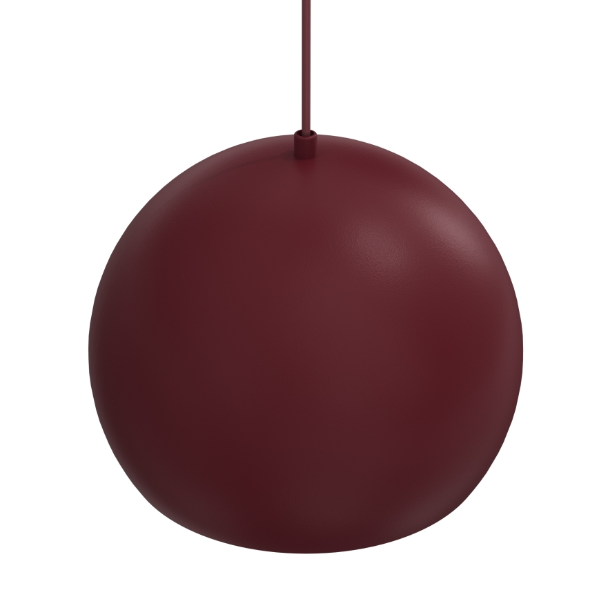 Pakaramais gaismeklis SOOL 1xE27/15W/230V Ø 27 cm vīnsarkans