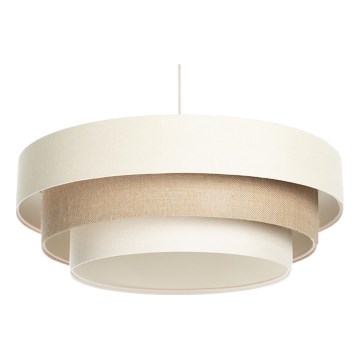 Pakaramais gaismeklis TRINITI ar vadu 1xE27/60W/230V Ø 40 cm krēmkrāsas/bēšs