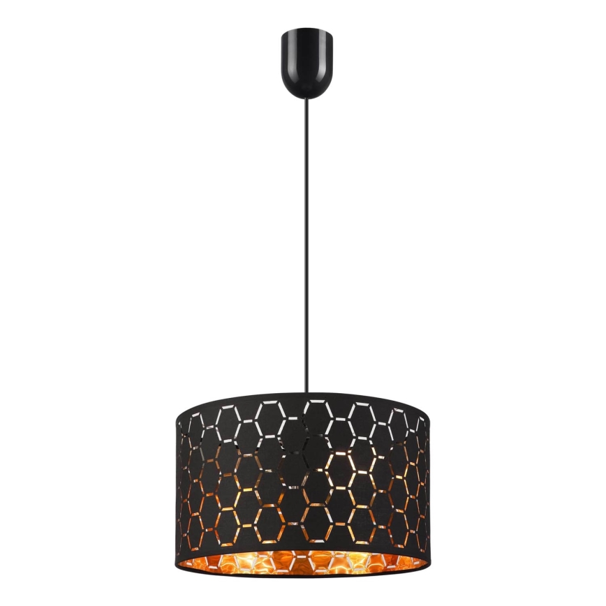 Pakaramais gaismeklis ULLE uz vada 1xE27/15W/230V, melns