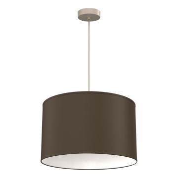 Pakaramais gaismeklis uz kabeļa ARDEN 1xE27/15W/230V Ø 40 cm, bēšs/brūns