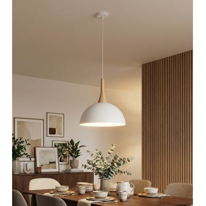 Pakaramais gaismeklis uz troses NAUTICA 1xGX53/12W/230V balts