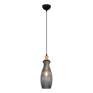 Pakaramais gaismeklis uz vada BOTTLE 1xE14/4W/230V dūmakains