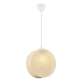 Pakaramais gaismeklis uz vada DRUM 1xE27/60W/230V, krēmkrāsas