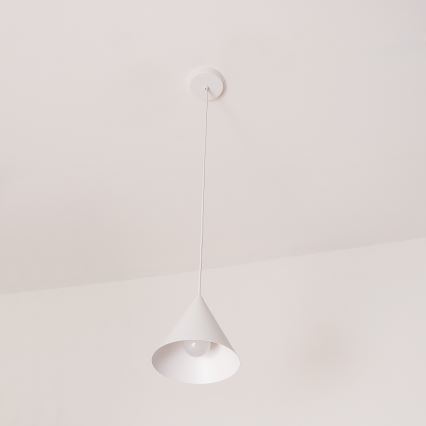 Pakaramais gaismeklis uz vada ETNA II 1xE27/15W/230V Ø 18,5 cm balts