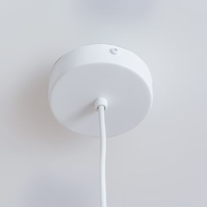 Pakaramais gaismeklis uz vada ETNA II 1xE27/15W/230V Ø 18,5 cm balts