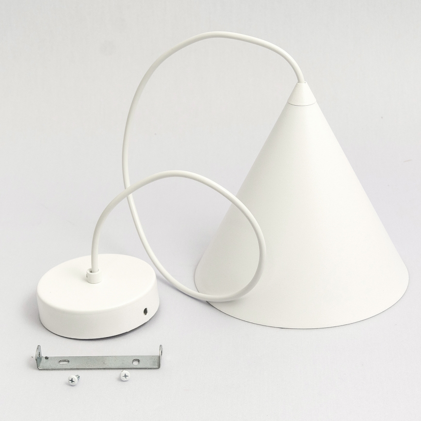Pakaramais gaismeklis uz vada ETNA II 1xE27/15W/230V Ø 18,5 cm balts
