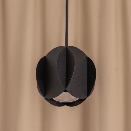 Pakaramais gaismeklis uz vada GAMBIT 1xGU10/10W/230V melns