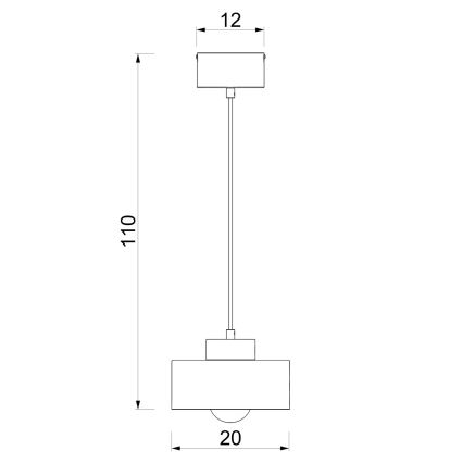 Pakaramais gaismeklis uz vada MARTI 1xE27/15W/230V burgundija/zelta