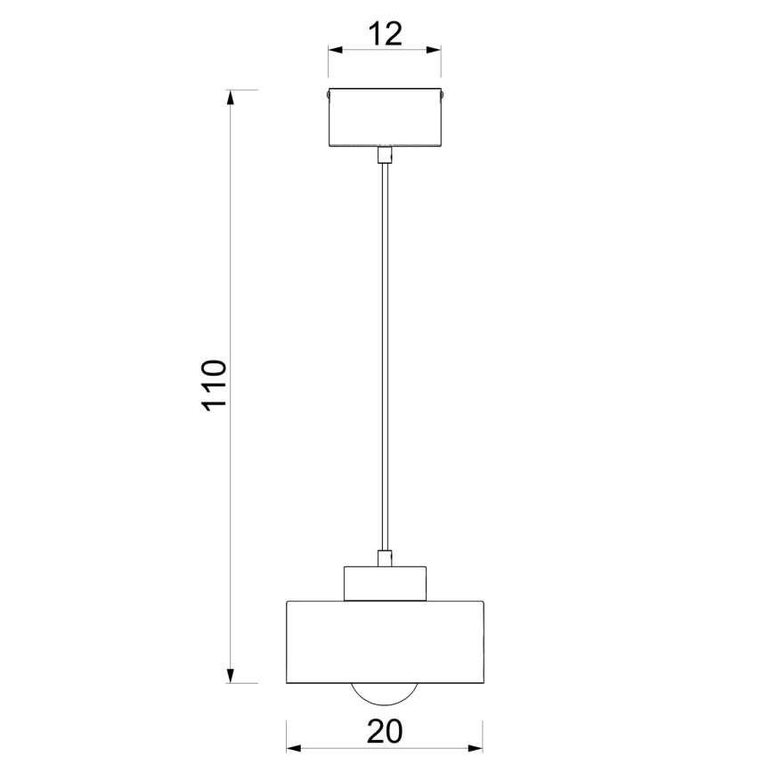 Pakaramais gaismeklis uz vada MARTI 1xE27/15W/230V burgundija/zelta