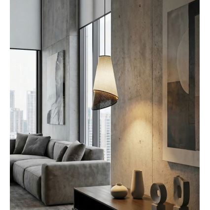 Pakaramais gaismeklis uz vada MODA 1xE27/15W/230V pelēks/melns