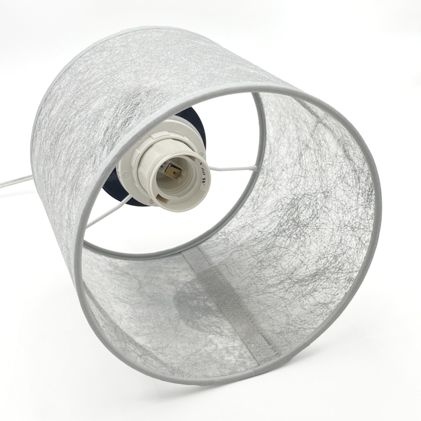 Pakaramais gaismeklis uz vada ROSA 1xE27/60W/230V melns/pelēks