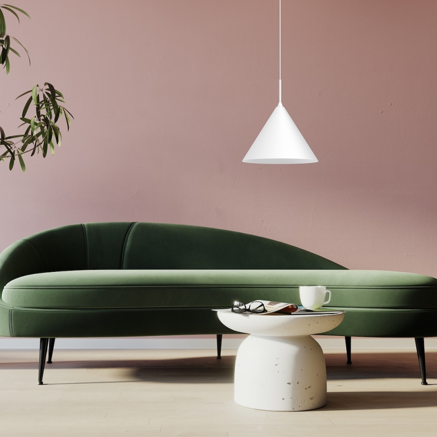 Pakaramais lukturis uz vada CAPITAL 1xGX53/15W/230V, Ø 32 cm, balts