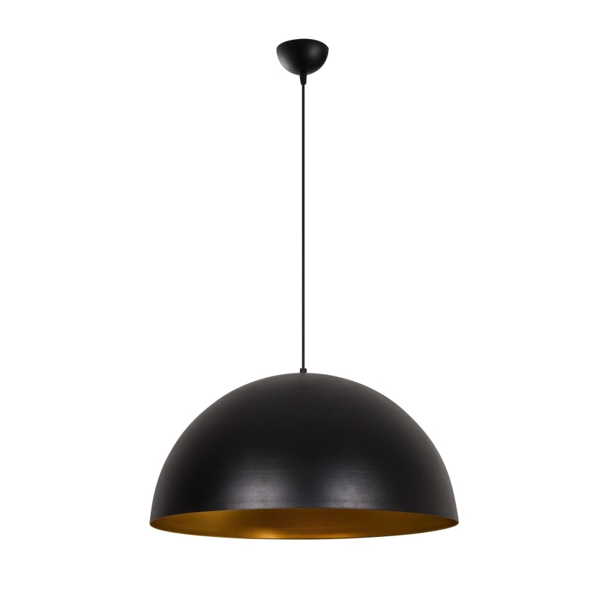 Pakaramais lustrs uz vada SIVANI 1xE27/40W/230V Ø 60 cm melns/vara