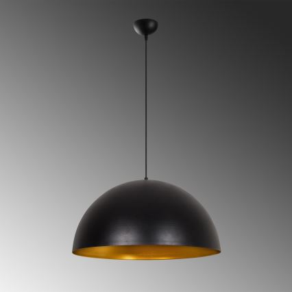 Pakaramais lustrs uz vada SIVANI 1xE27/40W/230V Ø 60 cm melns/vara