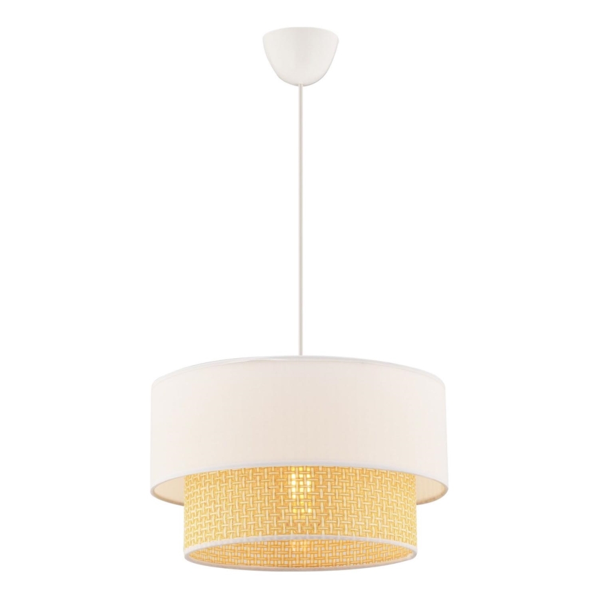 Pakarināmā lampa ECHO uz vada 1xE27/60W/230V krēmīga/bēša