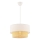 Pakarināmā lampa ECHO uz vada 1xE27/60W/230V krēmīga/bēša