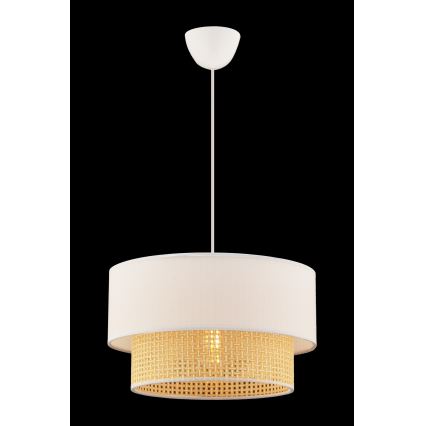 Pakarināmā lampa ECHO uz vada 1xE27/60W/230V krēmīga/bēša
