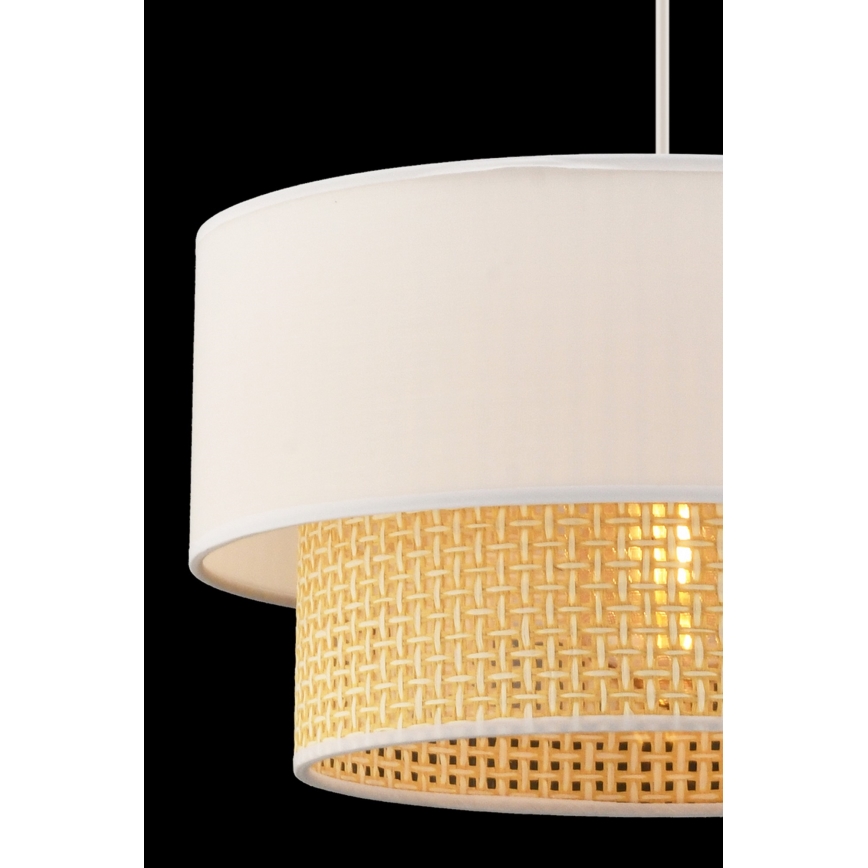 Pakarināmā lampa ECHO uz vada 1xE27/60W/230V krēmīga/bēša
