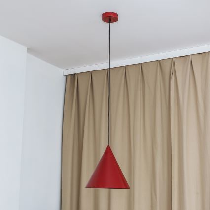 Pakarināmā lampa ETNA II ar vadu 1xE27/15W/230V diam. 25 cm sarkana