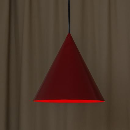 Pakarināmā lampa ETNA II ar vadu 1xE27/15W/230V diam. 25 cm sarkana