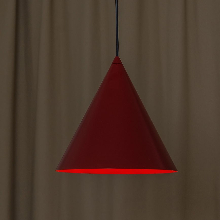 Pakarināmā lampa ETNA II ar vadu 1xE27/15W/230V diam. 25 cm sarkana