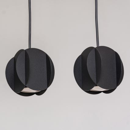 Pakarināma lampa uz kabeļa GAMBIT 4xGU10/10W/230V melna