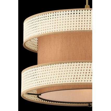 Pakarināmā lampa uz vada HALO 1xE27/60W/230V brūna/krēmkrāsaina