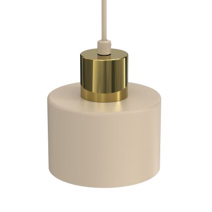 Pakarināmā lampa uz vada PARKLA 1xE27/15W/230V bēša/zeltaina
