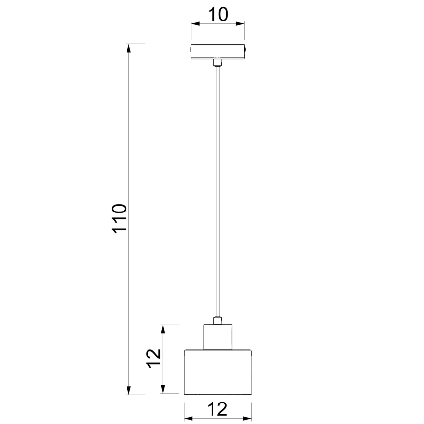Pakarināmā lampa uz vada PARKLA 1xE27/15W/230V bēša/zeltaina