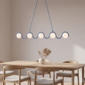 Pakarināmā lustra ar trosi SINUS 5xG9/8W/230V zila