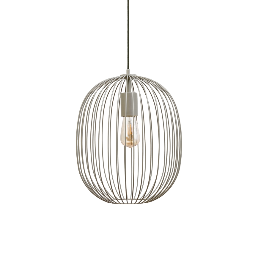 Pakarināmā lustra OVELLA, 1xE27/15W/230V, Ø 34 cm, bēša