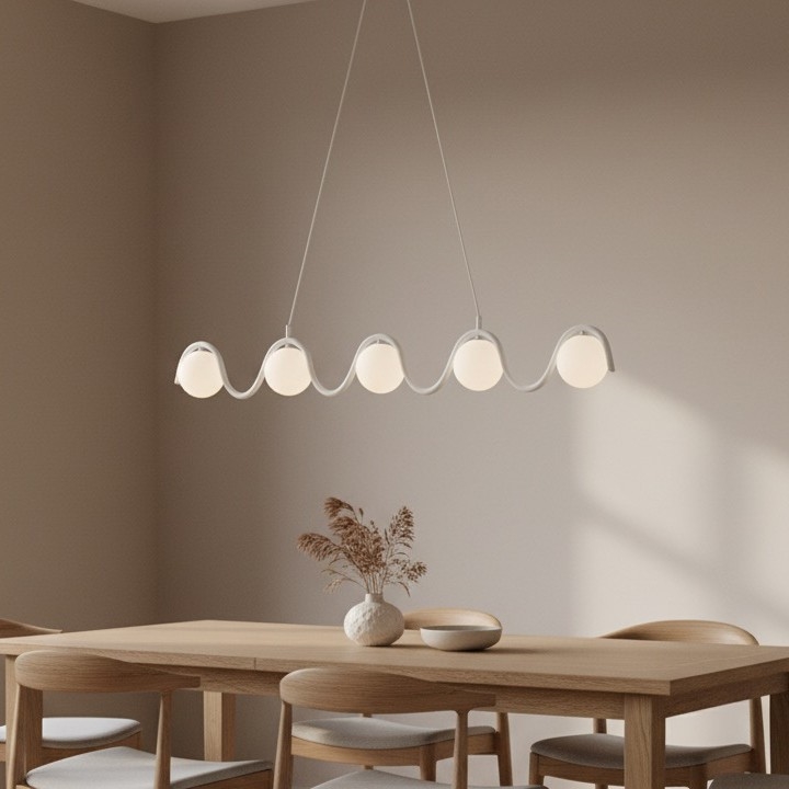 Pakarināmā lustra SINUS 5xG9/8W/230V balta