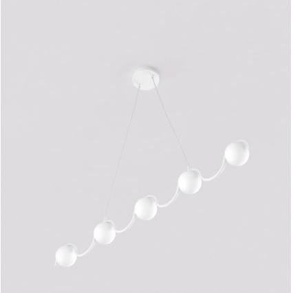 Pakarināmā lustra SINUS 5xG9/8W/230V balta