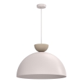 Pakarināmā lustra uz kabeļa NEVIS 1xE27/15W/230V, Ø 50 cm, krēmkrāsā