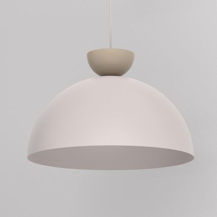 Pakarināmā lustra uz kabeļa NEVIS 1xE27/15W/230V, Ø 50 cm, krēmkrāsā