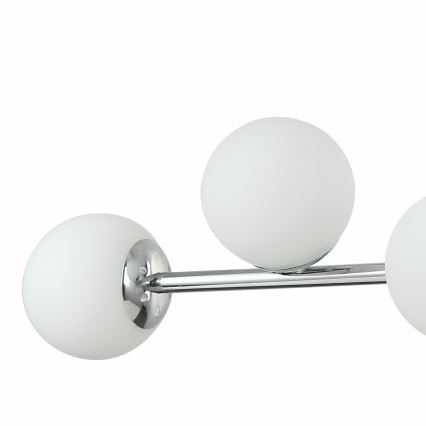 Pakarināma lustra uz stieples MADDIE 6xE14/5W/230V, spīdīgs hroms